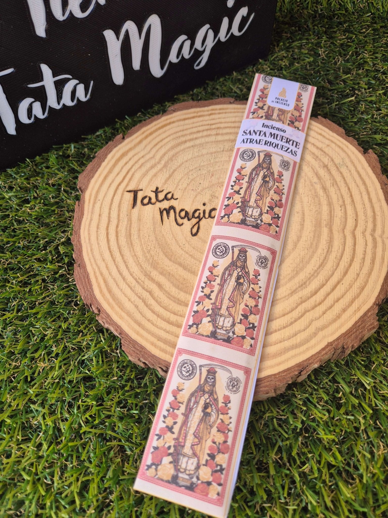 Incienso Santa Muerte Atrae Riquezas Palacio del Incienso - Prosperidad, Suerte y Abundancia Tienda esotérica Málaga - La Tienda de Tata Magic: tienda Esotérica en Málaga